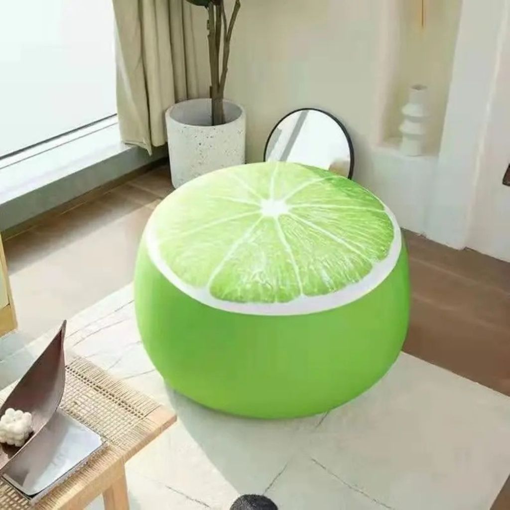 Pouf rond & grand – Siège moelleux motif Totoro / Garfield / Doraemon