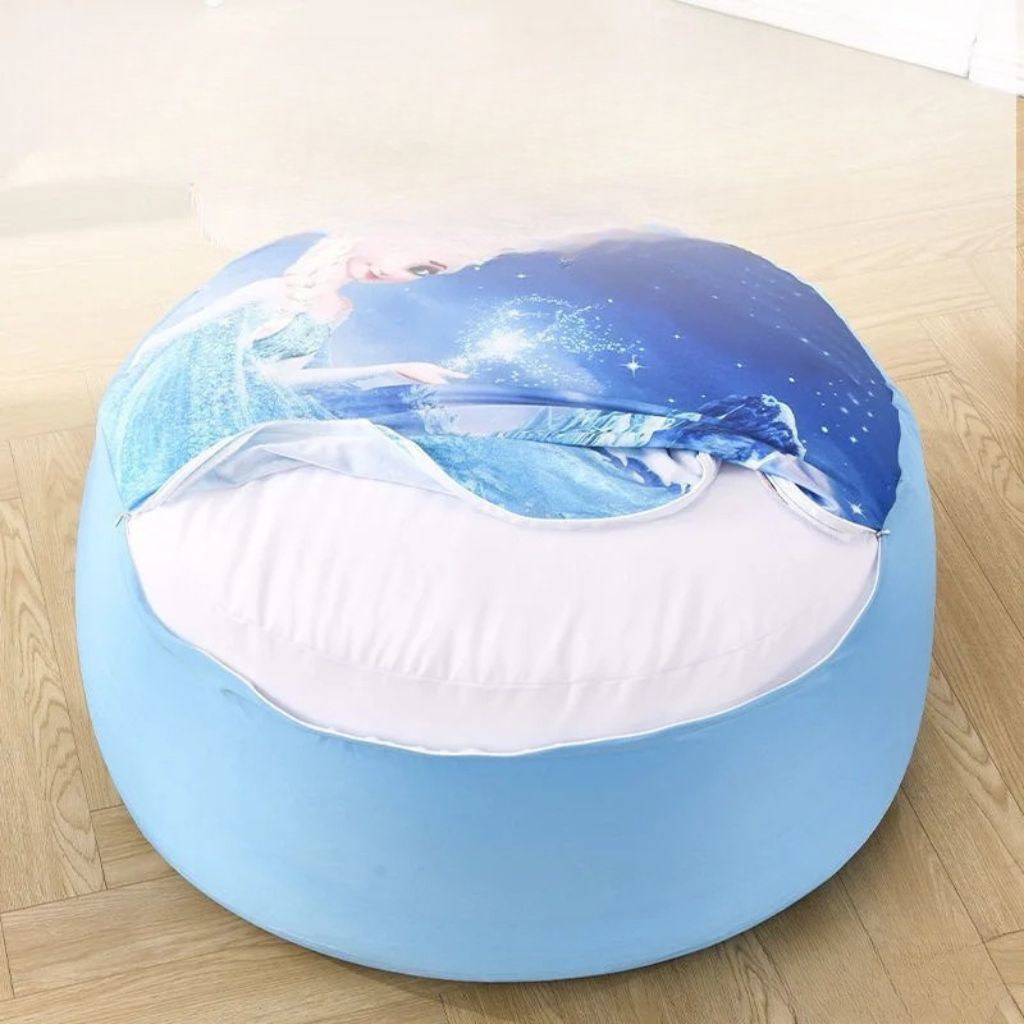 Pouf rond & grand – Siège moelleux motif Totoro / Garfield / Doraemon