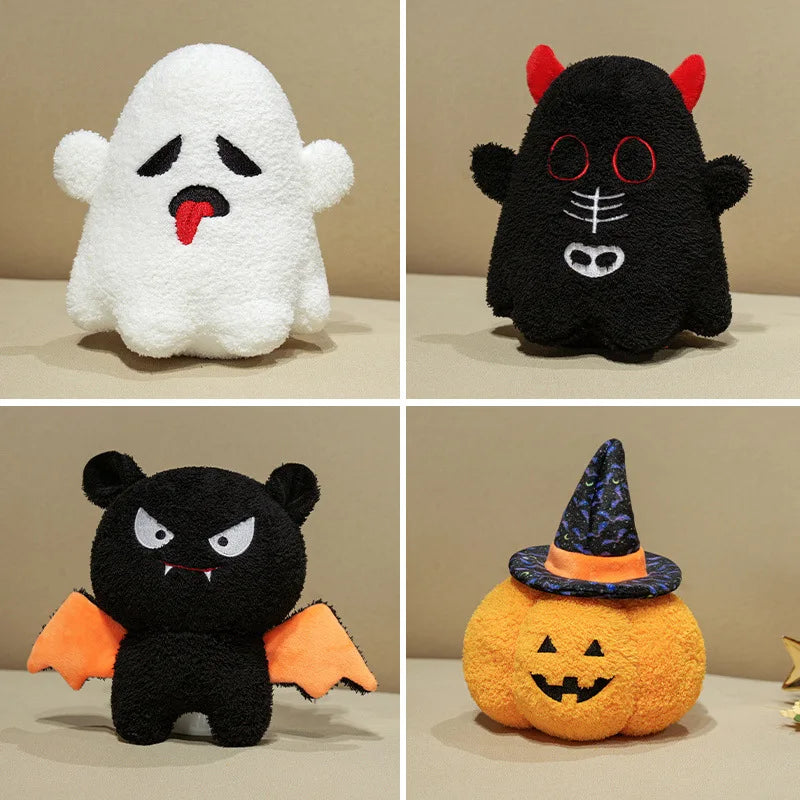 Peluches d'Halloween douces, à poser sur une table ou une étagère