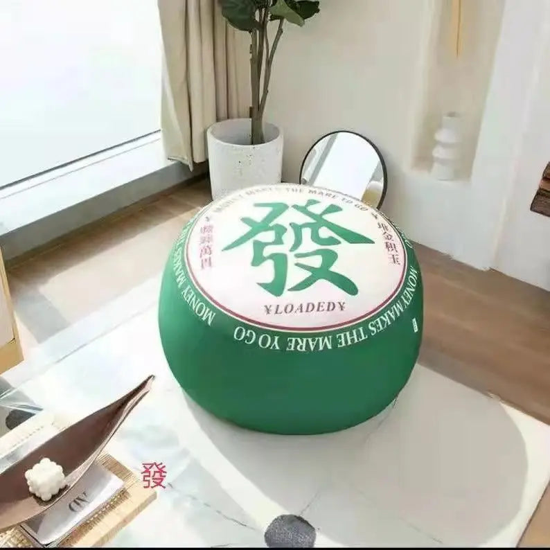 Pouf rond & grand – Siège moelleux motif Totoro / Garfield / Doraemon