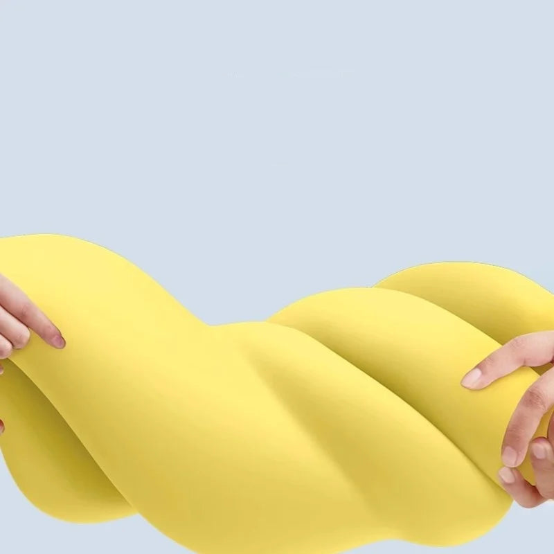 Oreiller ergonomique Olevo en mousse mémoire – Long coussin de jambe spécial sommeil latéral, démontable et lavable