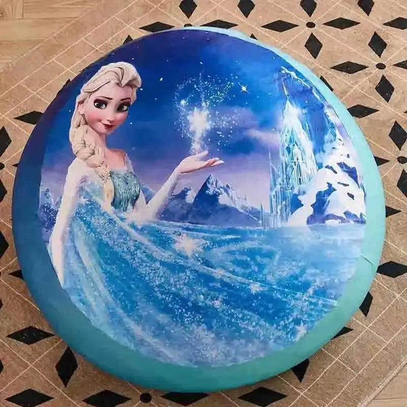 Pouf rond & grand – Siège moelleux motif Totoro / Garfield / Doraemon