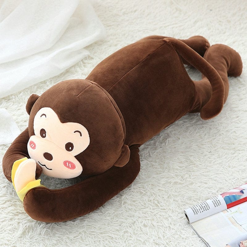 Adorable singe en animal en peluche