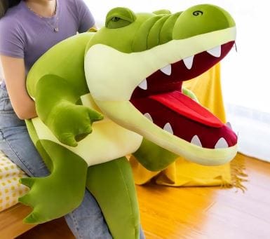 Alligator jouet en peluche réaliste