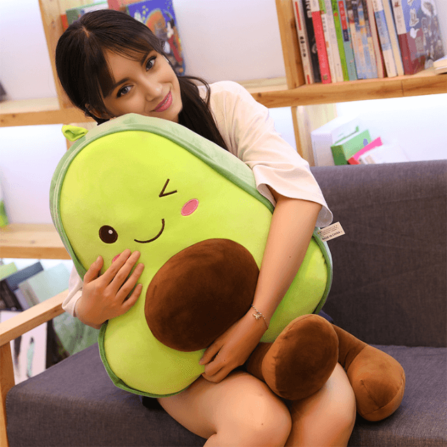Avocat en peluche joyeux anniversaire hyper mignon
