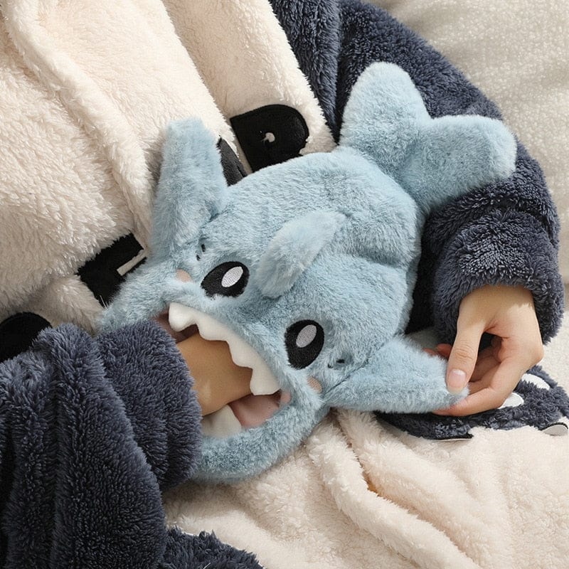 Bouillotte Peluche Baleine Bleu