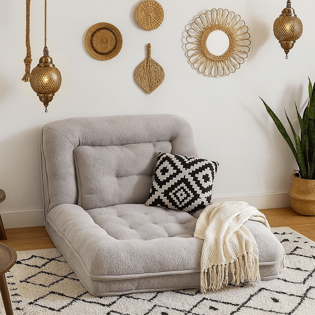 Canapé-lit pliable X&D  – Compact, confortable & moderne