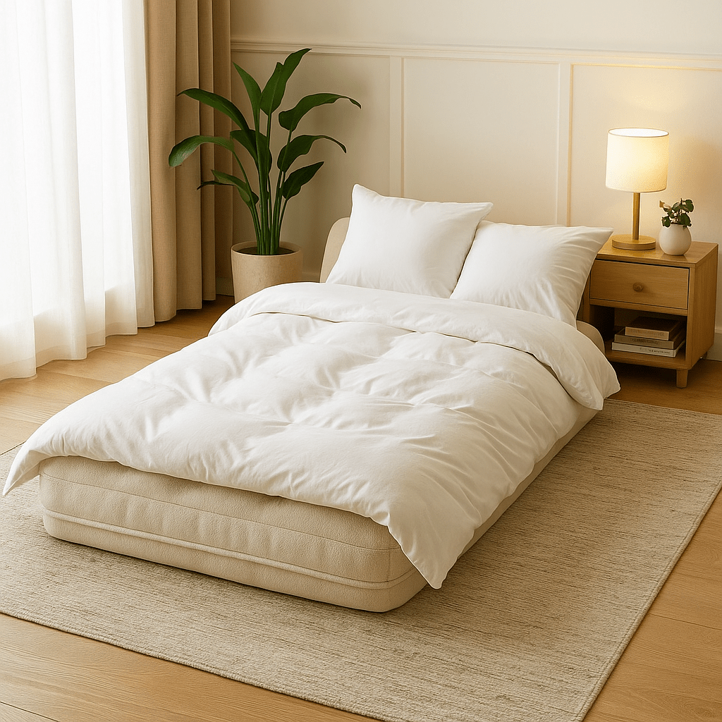 Canapé-lit pliable X&D  – Compact, confortable & moderne