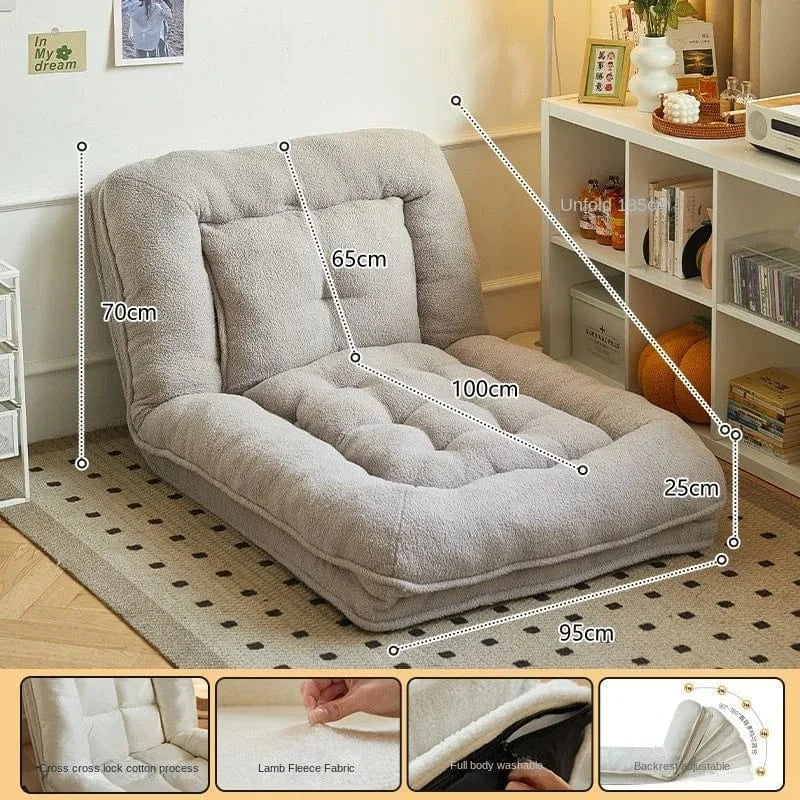 Canapé-lit pliable X&D  – Compact, confortable & moderne Vert Foncé