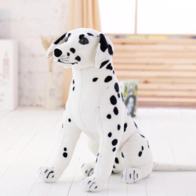 Chien en Peluche Géant - Dalmatien™ Assis