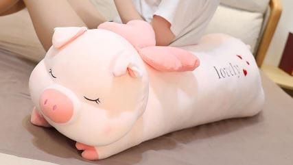 Cochon géant endormi tout doux