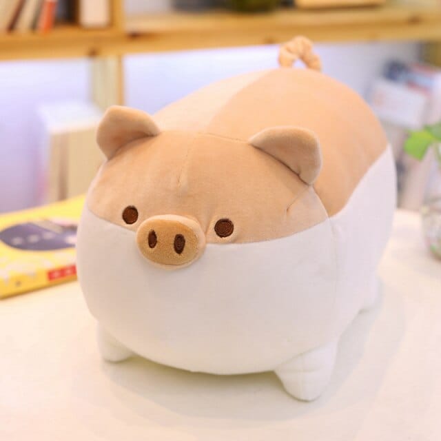 Cochon Peluche - Gribouille™ 40 cm / Marron