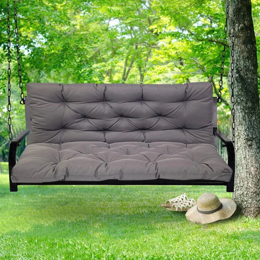 Coussin imperméable pour balançoire extérieure – 3 tailles, 8 attaches