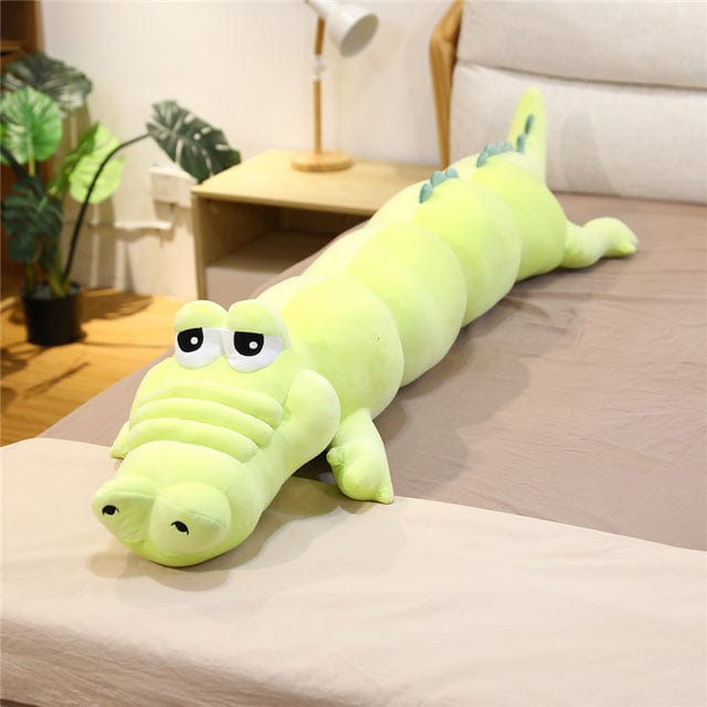 Crocodile en Peluche - Criko™ 80 cm / Jaune