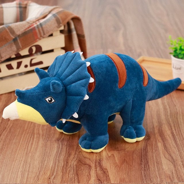 Triceraptor en peluche géante Verte - Bleu