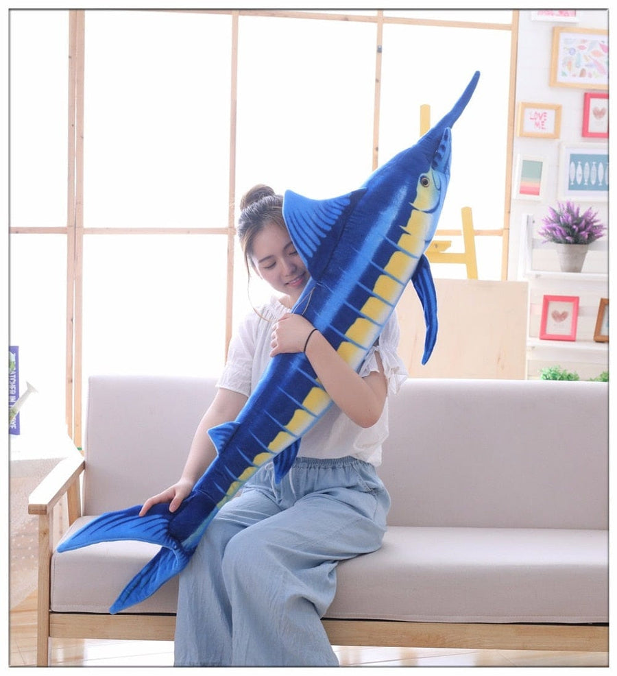 Espadon en peluche géante pour décoration