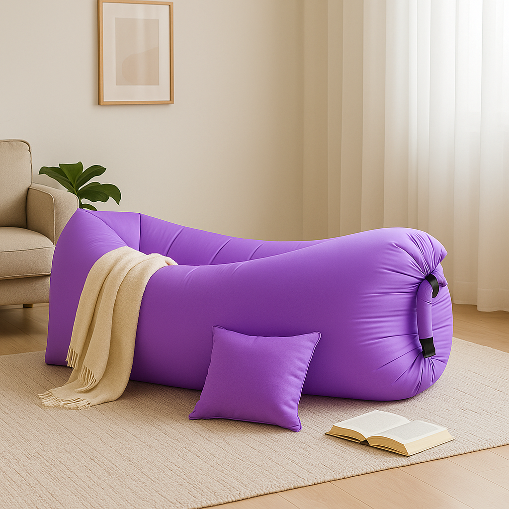 Fauteuil gonflable "Lazy Sofa" – Parfait pour extérieur & intérieur