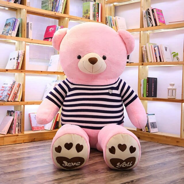 Grand Ours en Peluche Rose