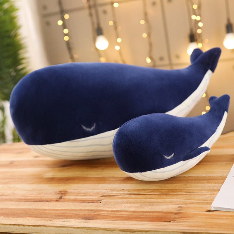Grande Peluche Baleine Bleu 25 cm