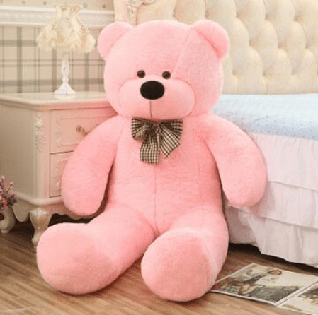 Gros Nounours Géant - HugHue™ 80 cm / Rose