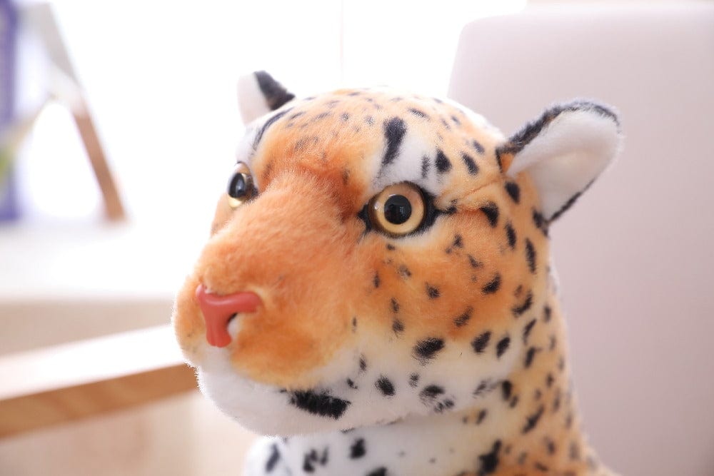 Grosse peluche jaguar pour bien s'endormir