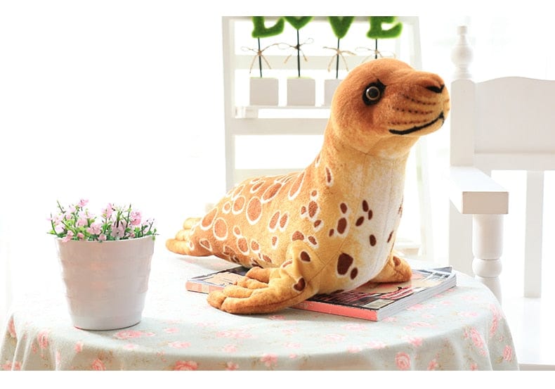 Grosse peluche phoque géante