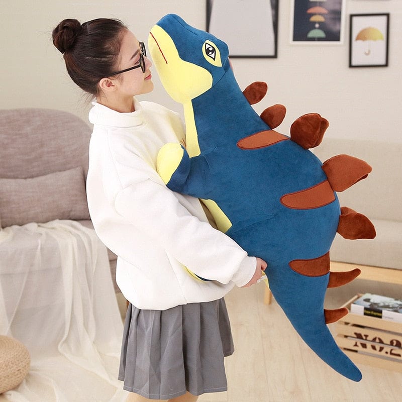 Grosse peluche réaliste de dinosaure 55 cm