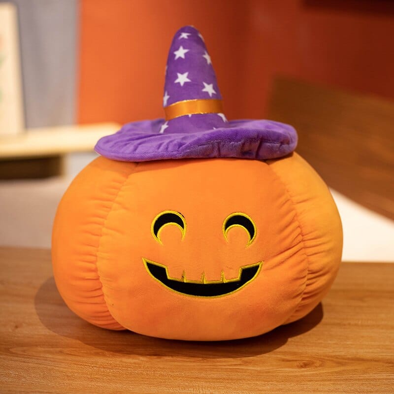 La citrouille de la peur - peluche d'halloween Contente Violet / 20cm