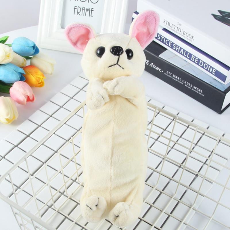 Le chien saucisse - trousse en peluche