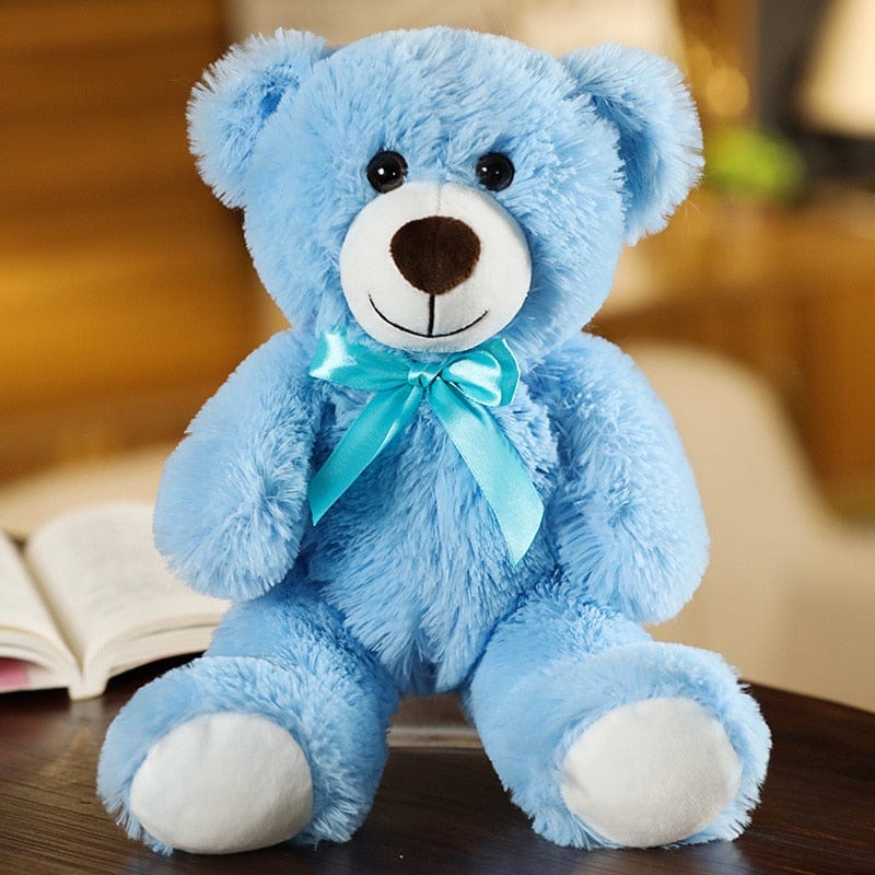 Ours en peluche mignon et petit Bleu