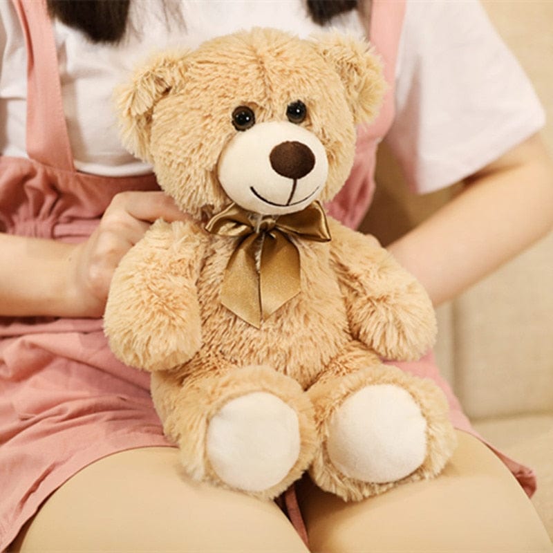 Ours en peluche mignon et petit Marron clair
