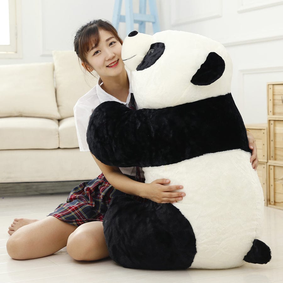 Panda en peluche pour ceux adorant les gros câlins