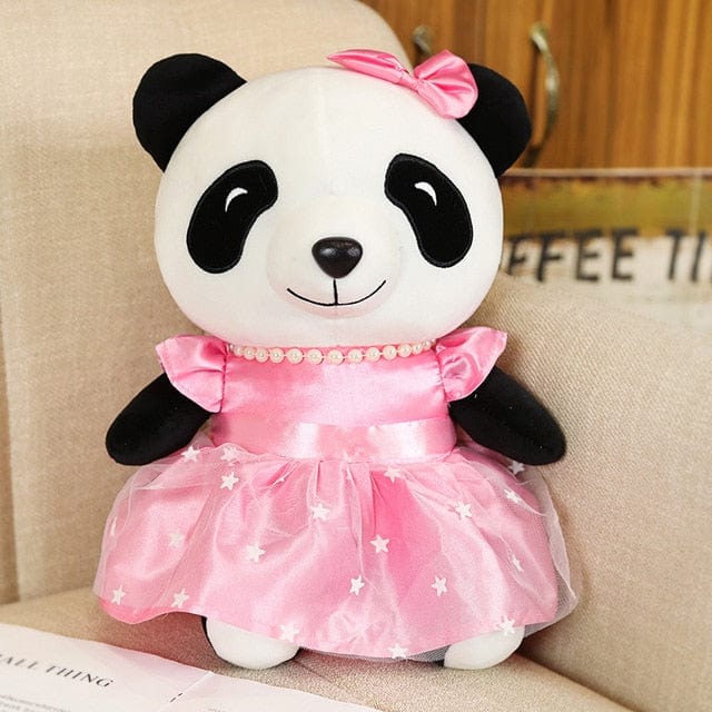 Panda Kawaii En Peluche - Panpan Douceur™ 20 cm / Rose