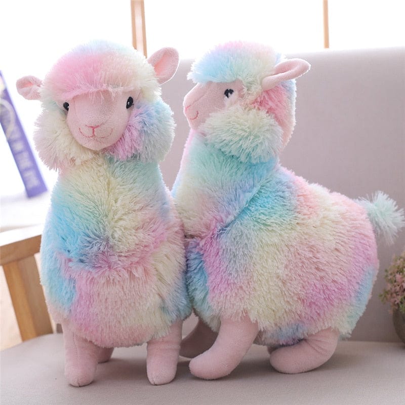 Peluche alpaga au doux pelage