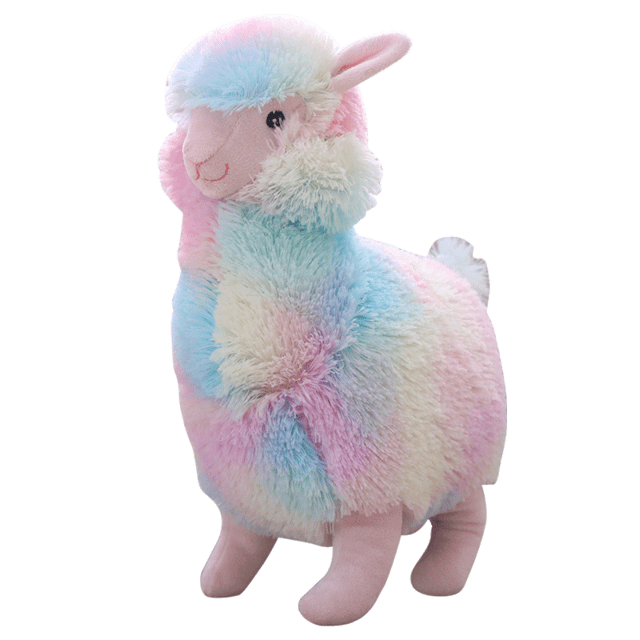 Peluche alpaga au doux pelage