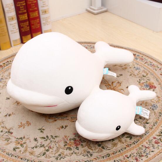 Peluche Baleine Albinos 26 cm
