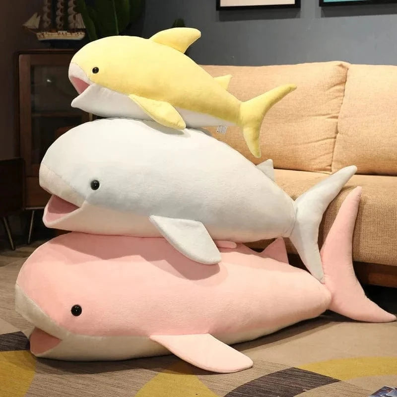 Peluche baleine bleuté gentille