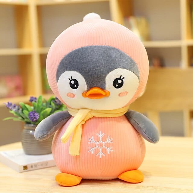 Peluche Bébé Pingouin - Patouille™ 25 CM / Rose