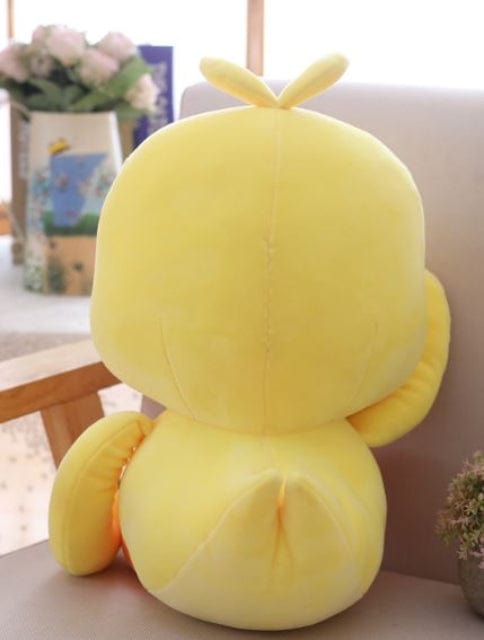 Peluche canard jaune XXL garde à vous Canard Jaune / 55 CM