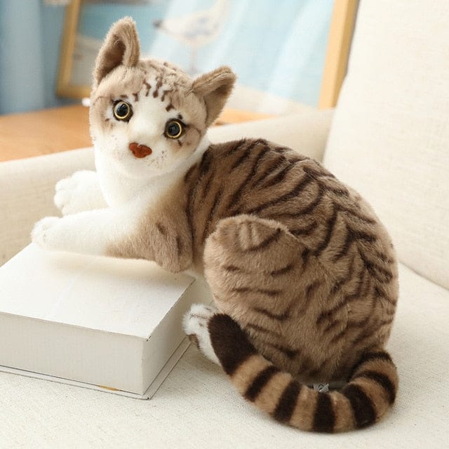Peluche Chat Siamois - Caramel™ Rayé