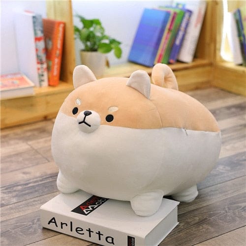 Peluche chien à câlins 40cm / Marron