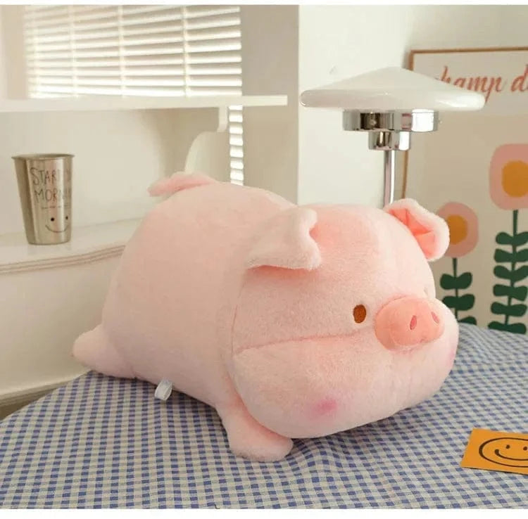 Peluche cochon douce et câline 35cm