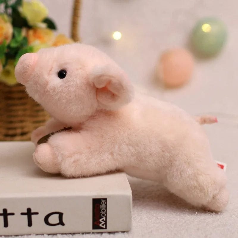 Peluche cochon réaliste et douce