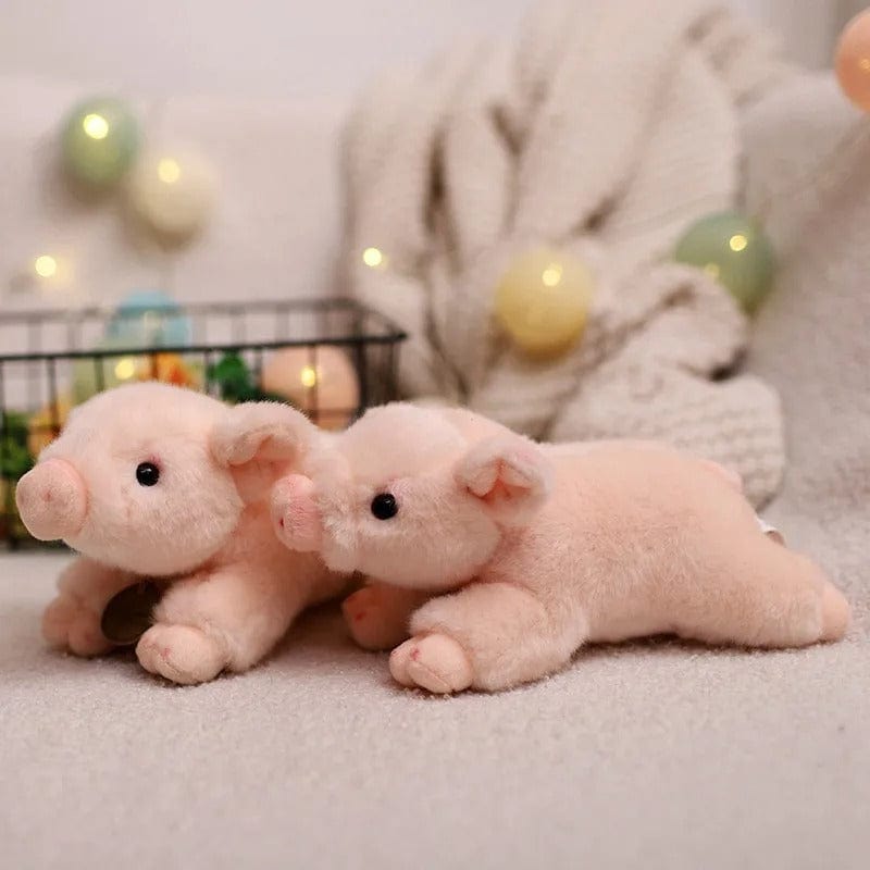 Peluche cochon réaliste et douce
