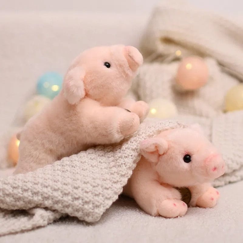 Peluche cochon réaliste et douce