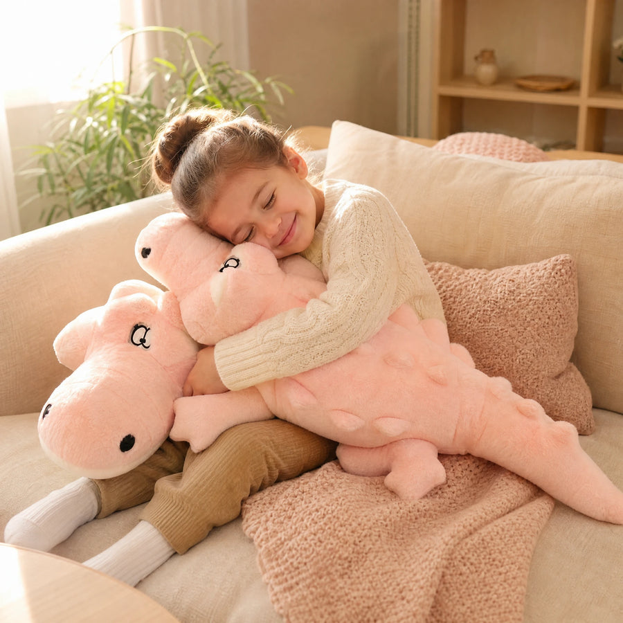 Peluche Crocodile Géante aux Yeux Expressifs - Utilisation du produit