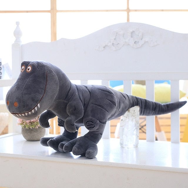 Peluche Dinosaure Géant - Rex le Majestueux™ 40 cm / Gris