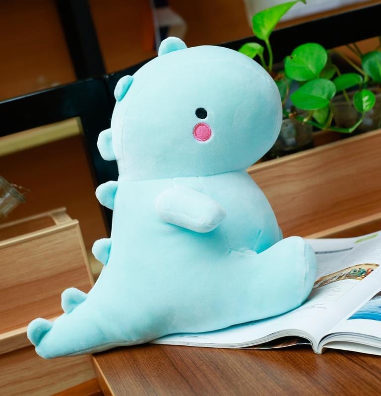 Peluche dinosaure mignon et coloré 25CM / Bleu