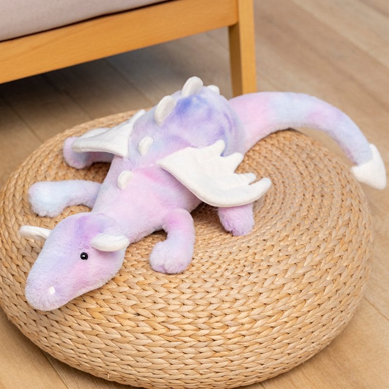 Peluche Dragon Noir / Rose - Mystic™