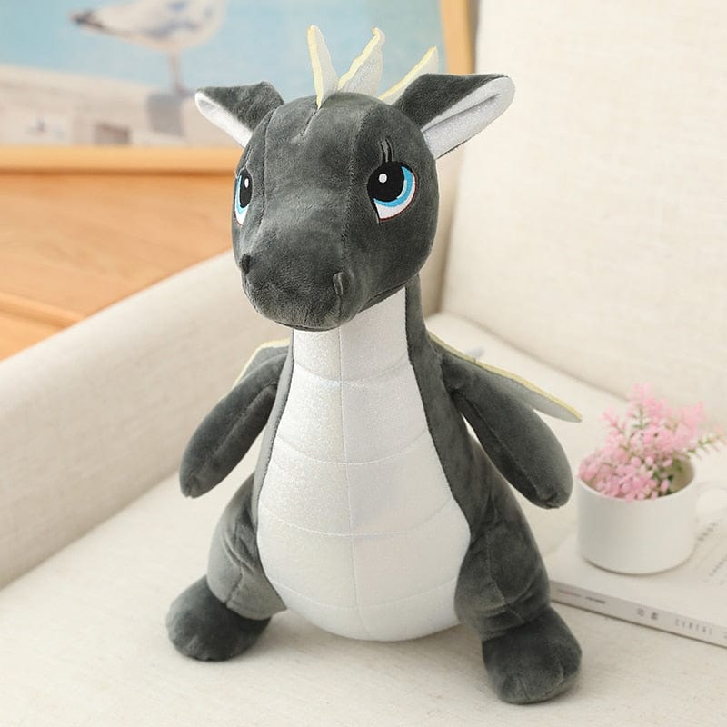 Peluche Dragon Nimbus Bleu - Rose - Noir